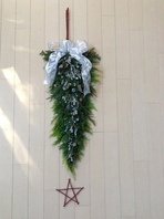 クリスマスのドア飾り