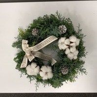 クリスマスのリースとアレンジ