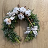 クリスマスのリースとアレンジ