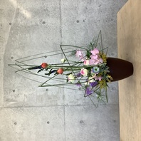 スチールグラスを使ったデザイン