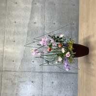 スチールグラスを使ったデザイン