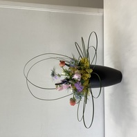 スチールグラスを使ったデザイン